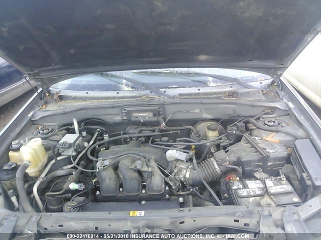 4F2CZ06143KM53825 - 2003 MAZDA TRIBUTE ES GRAY photo 10