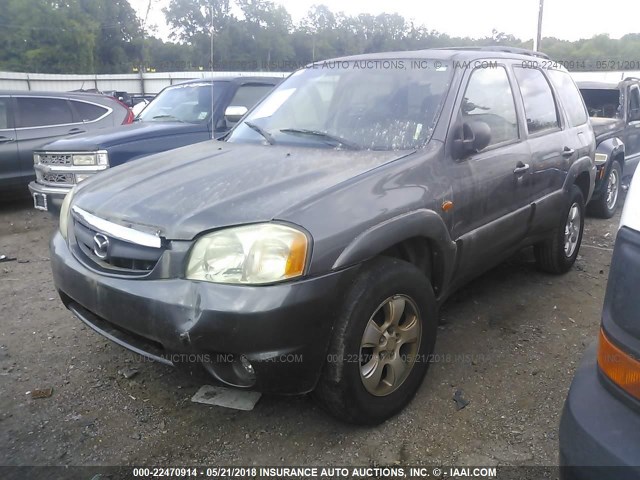 4F2CZ06143KM53825 - 2003 MAZDA TRIBUTE ES GRAY photo 2