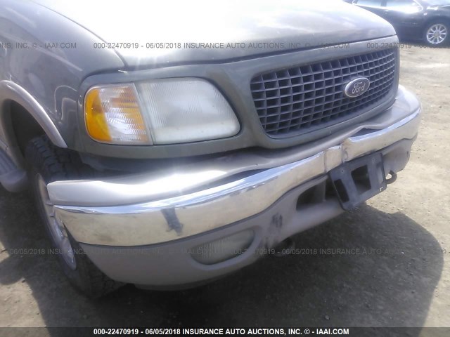 1FMPU18L6YLC24273 - 2000 FORD EXPEDITION EDDIE BAUER GREEN photo 6