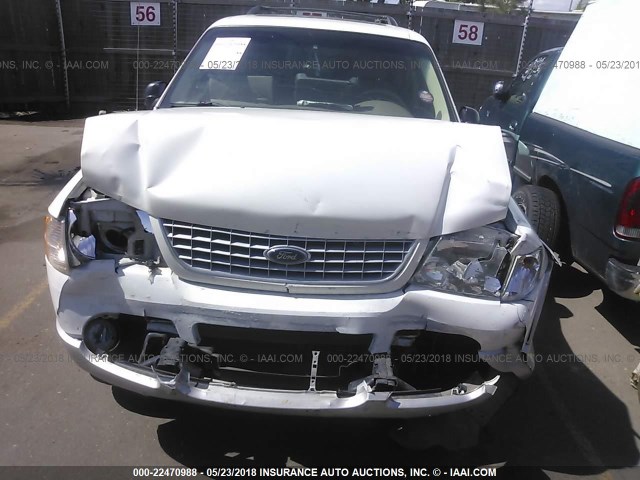 1FMDU75E22ZC29034 - 2002 FORD EXPLORER LIMITED WHITE photo 6