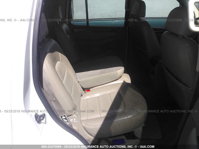 1FMDU75E22ZC29034 - 2002 FORD EXPLORER LIMITED 白色 照片 8