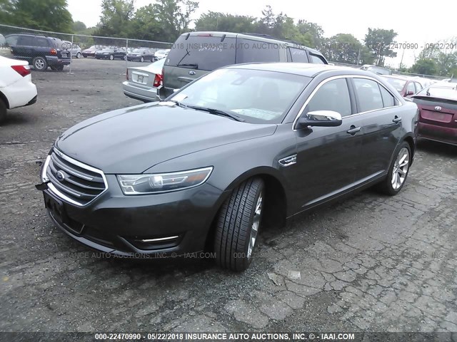 1FAHP2F88FG182530 - 2015 FORD TAURUS LIMITED Pewter photo 2