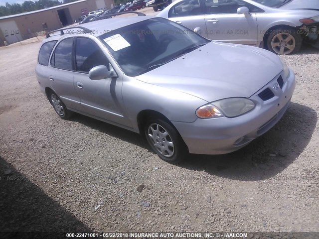 KMHJW35F7YU158093 - 2000 HYUNDAI ELANTRA GLS SILVER photo 1