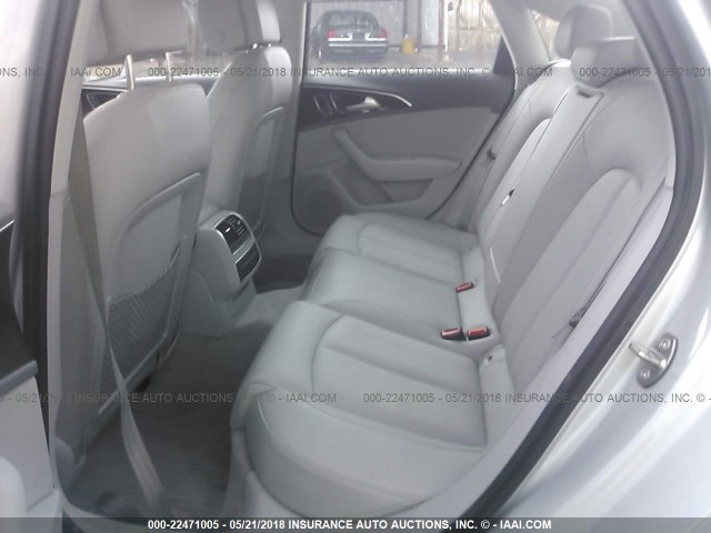 WAUGFBFC7DN143320 - 2013 AUDI A6 PREMIUM PLUS SILVER photo 8