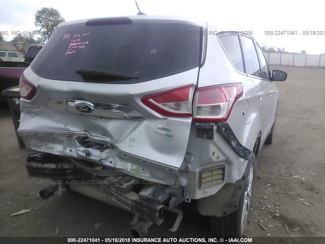 1FMCU9H95DUA41209 - 2013 FORD ESCAPE SEL SILVER photo 6