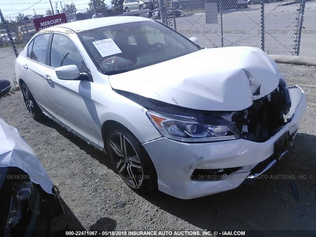 1HGCR2F5XGA235139 - 2016 HONDA ACCORD SPORT 白色 照片 1