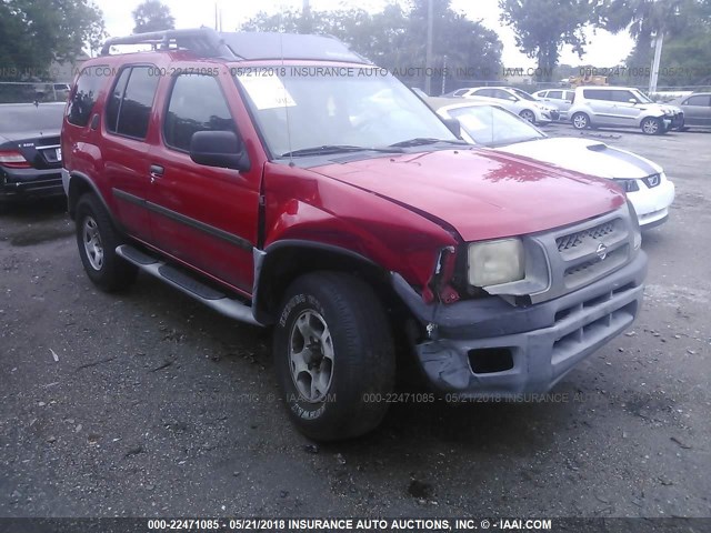 5N1ED28Y4YC518134 - 2000 NISSAN XTERRA XE/SE RED photo 1