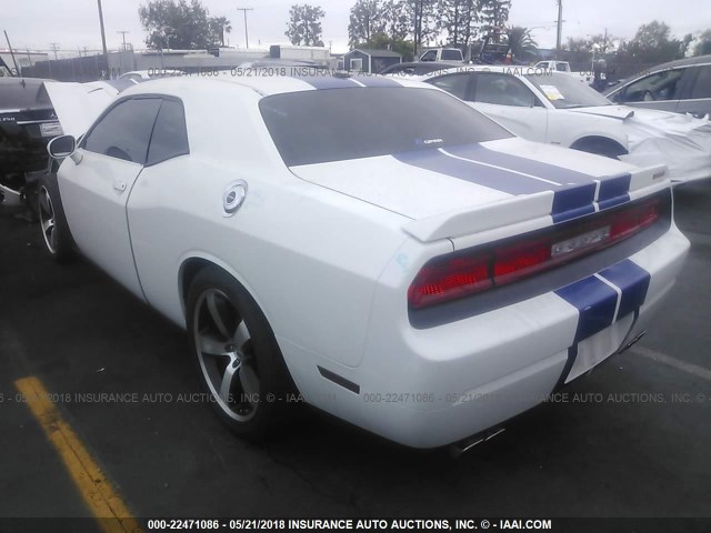 2B3CJ7DJ2BH506418 - 2011 DODGE CHALLENGER SRT-8 白色 照片 3