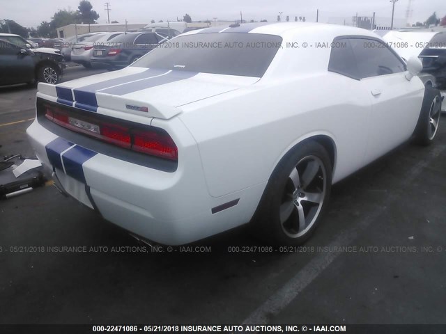 2B3CJ7DJ2BH506418 - 2011 DODGE CHALLENGER SRT-8 白色 照片 4