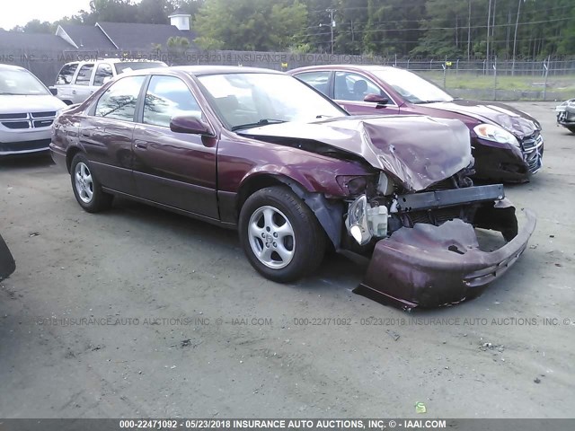 4T1BG22K01U781221 - 2001 TOYOTA CAMRY CE/LE/XLE MAROON photo 1