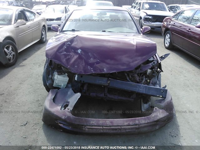 4T1BG22K01U781221 - 2001 TOYOTA CAMRY CE/LE/XLE MAROON photo 6