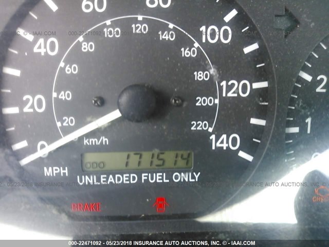 4T1BG22K01U781221 - 2001 TOYOTA CAMRY CE/LE/XLE MAROON photo 7