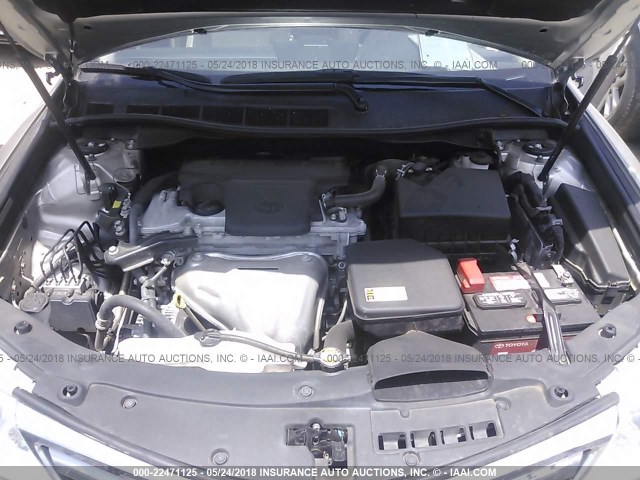 4T1BF1FK5EU812041 - 2014 TOYOTA CAMRY L/SE/LE/XLE 金色 照片 10