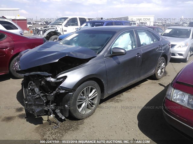 4T1BF1FK3GU181289 - 2016 TOYOTA CAMRY LE/XLE/SE/XSE 灰色 照片 2