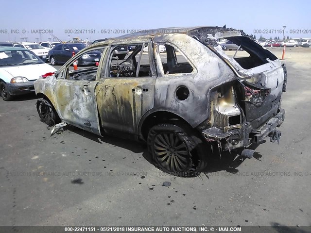 2LMDJ6JK3CBL00748 - 2012 LINCOLN MKX SILVER photo 3