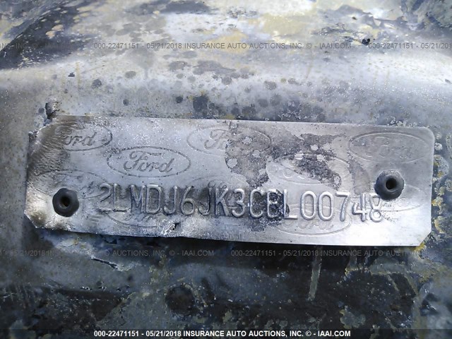 2LMDJ6JK3CBL00748 - 2012 LINCOLN MKX SILVER photo 9