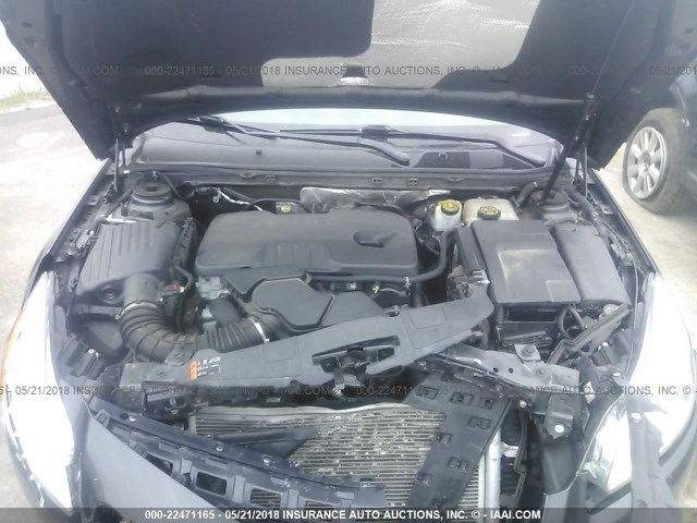 2G4GR5EK5C9181677 - 2012 BUICK REGAL GRAY photo 10