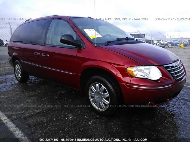 2A8GP64L07R201035 - 2007 CHRYSLER TOWN & COUNTRY LIMITED RED photo 1