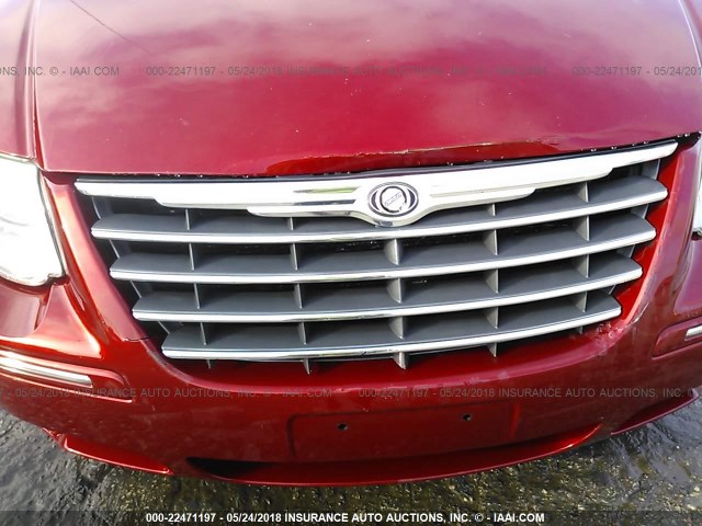 2A8GP64L07R201035 - 2007 CHRYSLER TOWN & COUNTRY LIMITED RED photo 6