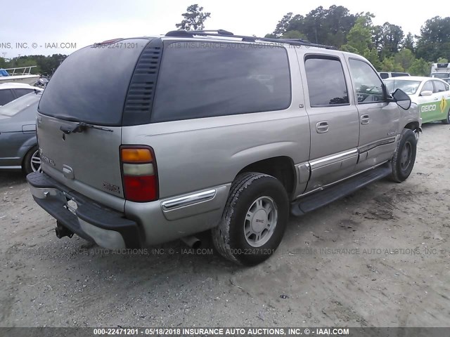 3GKFK16T11G179405 - 2001 GMC YUKON XL K1500 Pewter photo 4