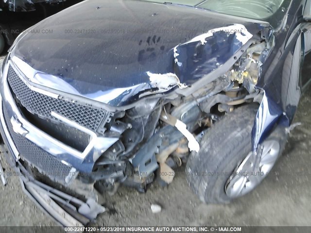 1GNKRFED0BJ344168 - 2011 CHEVROLET TRAVERSE LS BLUE photo 6