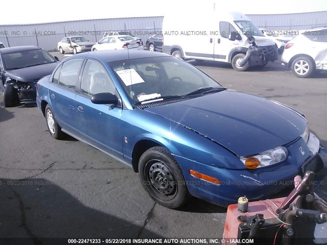 1G8ZF528X1Z263027 - 2001 SATURN SL BLUE photo 1