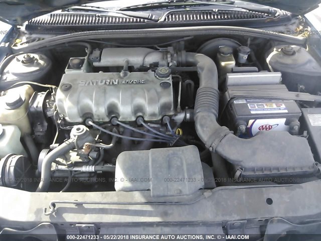 1G8ZF528X1Z263027 - 2001 SATURN SL BLUE photo 10