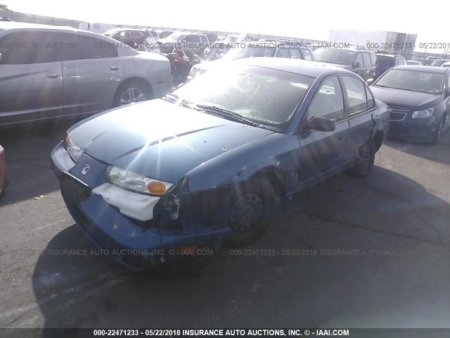 1G8ZF528X1Z263027 - 2001 SATURN SL BLUE photo 2