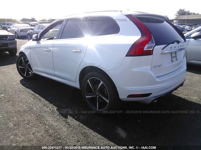 YV4902DZXE2537608 - 2014 VOLVO XC60 T6 WHITE photo 3