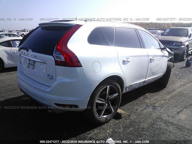 YV4902DZXE2537608 - 2014 VOLVO XC60 T6 WHITE photo 4