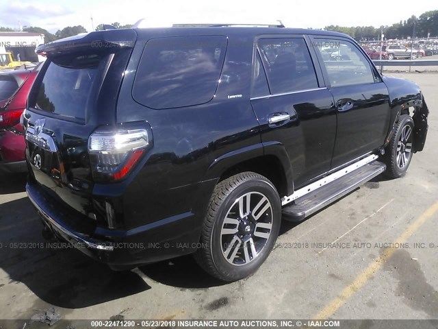 JTEBU5JR4J5520189 - 2018 TOYOTA 4RUNNER SR5 PREM/LTDL/TRAIL/TRD BLACK photo 4