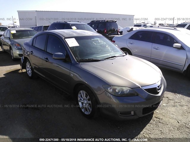 JM1BK32G071658324 - 2007 MAZDA 3 I GRAY photo 1