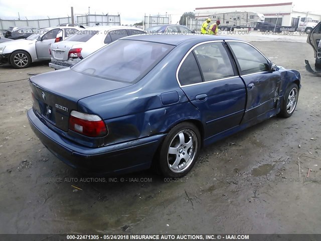 WBADT63453CK39134 - 2003 BMW 530 I AUTOMATIC BLUE photo 4