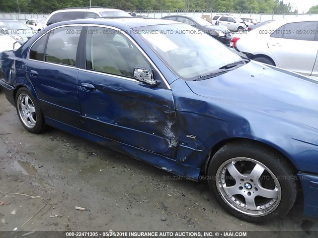 WBADT63453CK39134 - 2003 BMW 530 I AUTOMATIC BLUE photo 6