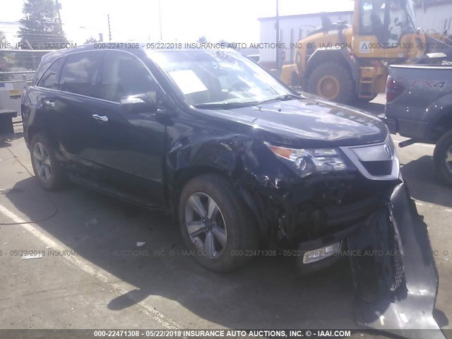 2HNYD2H39CH528597 - 2012 ACURA MDX TECHNOLOGY BLACK photo 6