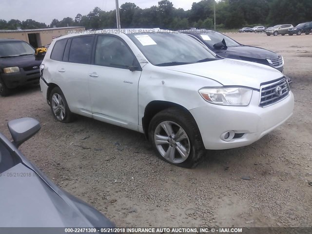 JTEES42A782104333 - 2008 TOYOTA HIGHLANDER LIMITED WHITE photo 1