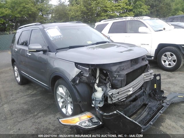 1FMHK8F86BGA41635 - 2011 FORD EXPLORER LIMITED 灰色 照片 1
