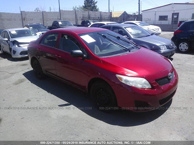 2T1BU4EE7AC416207 - 2010 TOYOTA COROLLA S/LE/XLE RED photo 1