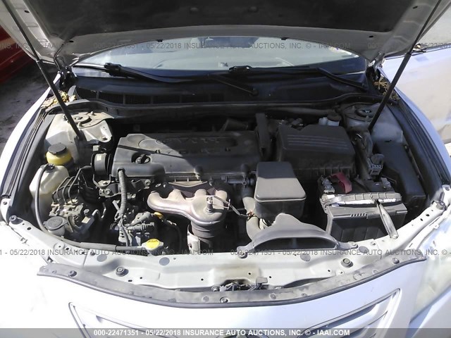 4T1BE46K88U745699 - 2008 TOYOTA CAMRY CE/LE/XLE/SE SILVER photo 10