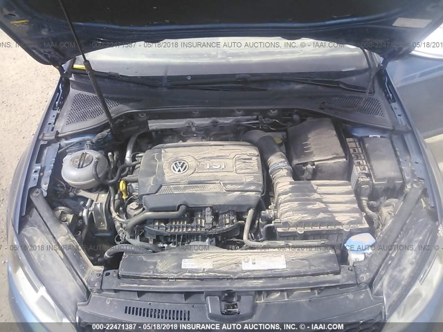 3VWH17AU9HM513067 - 2017 VOLKSWAGEN Golf Alltrack S/SE/SEL 蓝色 照片 10