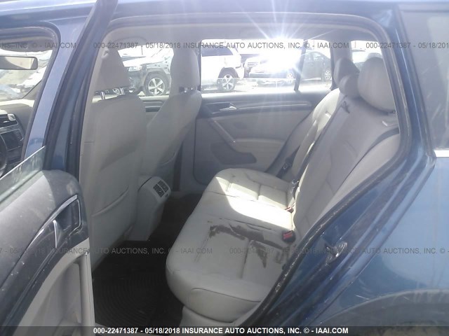 3VWH17AU9HM513067 - 2017 VOLKSWAGEN Golf Alltrack S/SE/SEL 蓝色 照片 8
