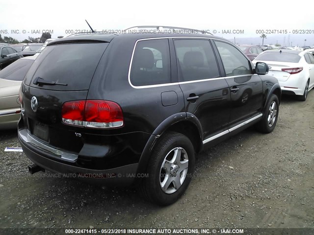 WVGZE77L17D013596 - 2007 VOLKSWAGEN TOUAREG V6 BLACK photo 4