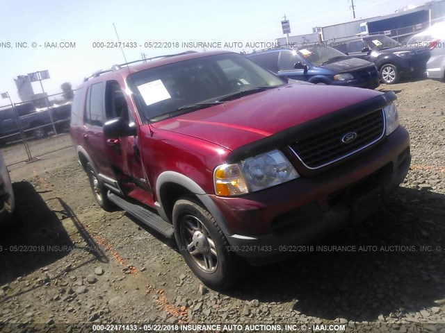 1FMZU73E92ZA50109 - 2002 FORD EXPLORER XLT RED photo 1