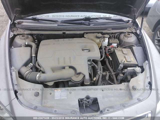 1G1ZC5E03CF145306 - 2012 CHEVROLET MALIBU 1LT GRAY photo 10