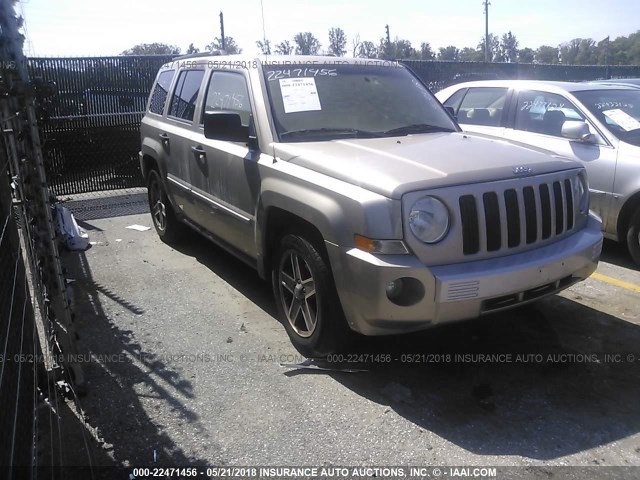 1J4FF48B69D121265 - 2009 JEEP PATRIOT LIMITED SILVER photo 1