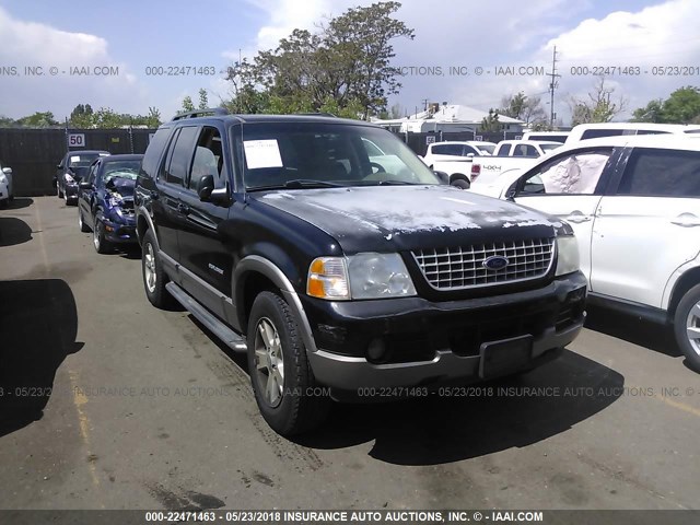 1FMZU74W74ZA28278 - 2004 FORD EXPLORER EDDIE BAUER BLACK photo 1