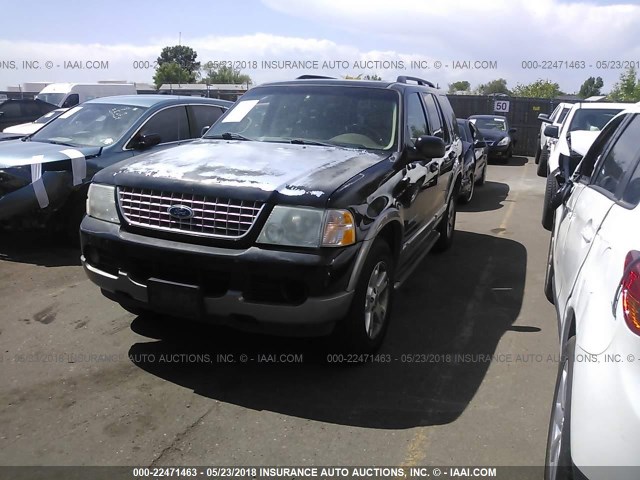 1FMZU74W74ZA28278 - 2004 FORD EXPLORER EDDIE BAUER BLACK photo 2