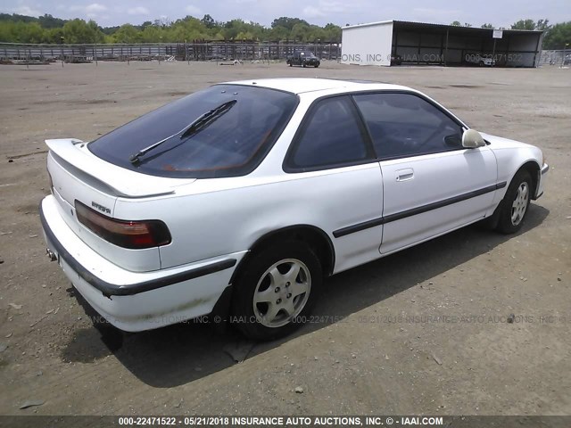 JH4DA936XPS007862 - 1993 ACURA INTEGRA GS WHITE photo 4