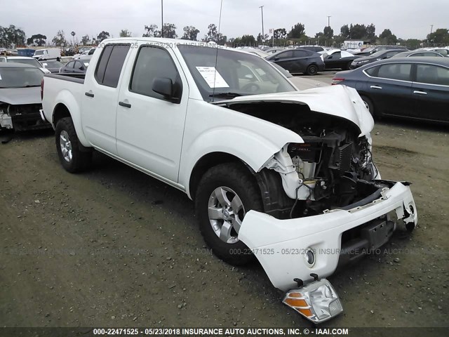 1N6AD0ER4DN726384 - 2013 NISSAN FRONTIER S/SV/SL/PRO-4X WHITE photo 1