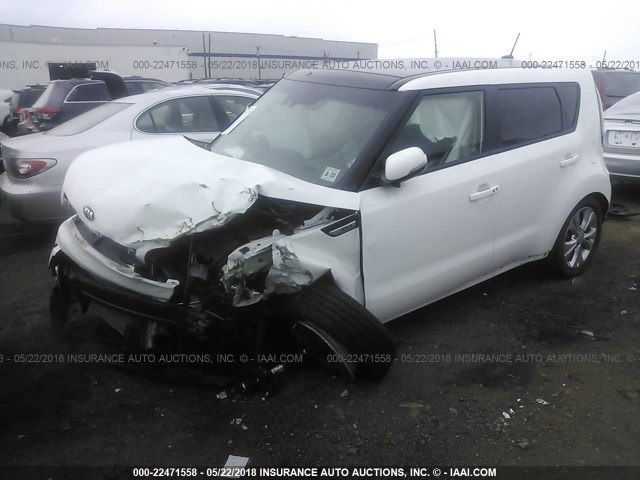 KNDJX3A52G7337296 - 2016 KIA SOUL ! WHITE photo 2